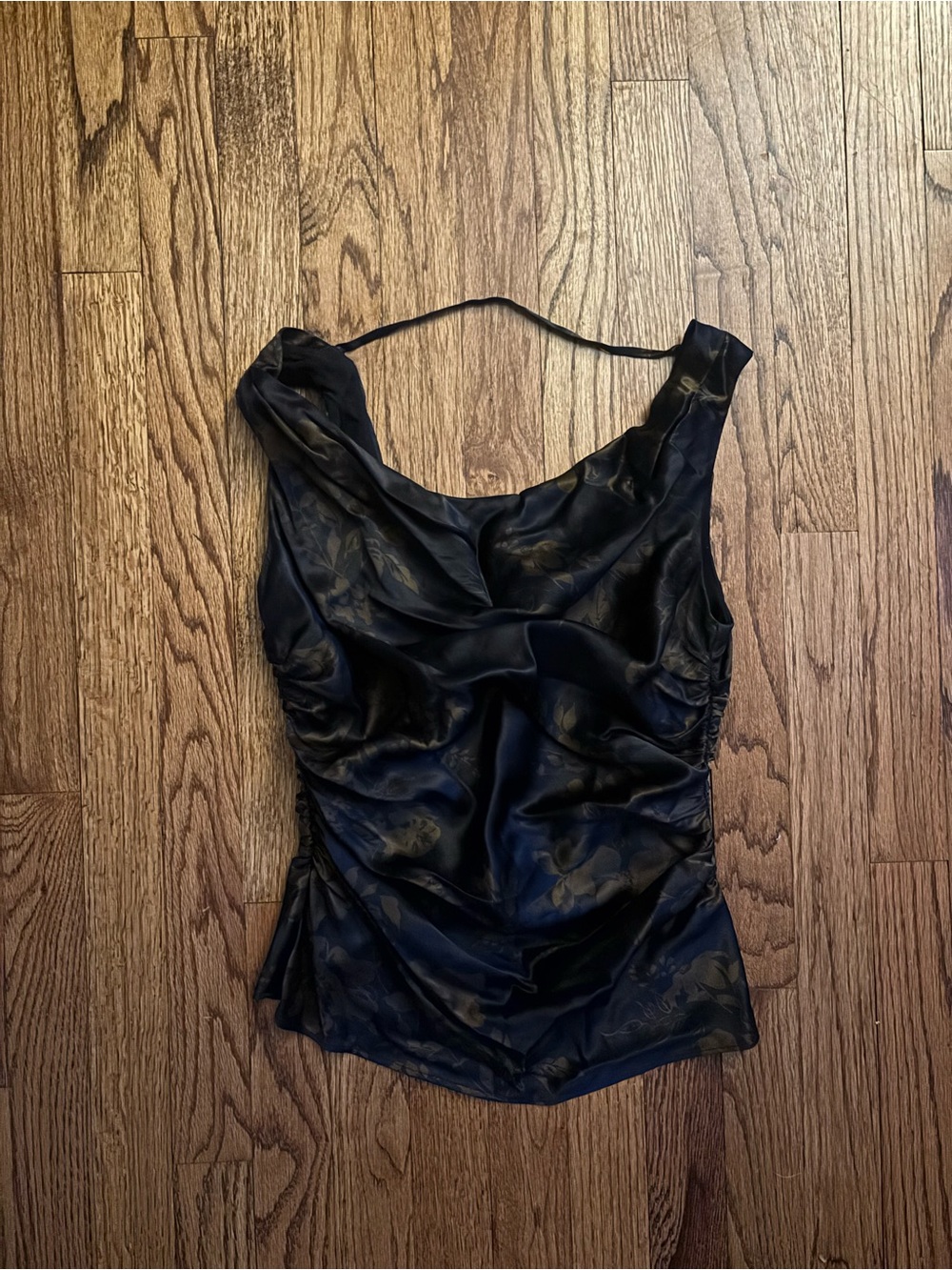 Reformation cowl neck silk top size 2